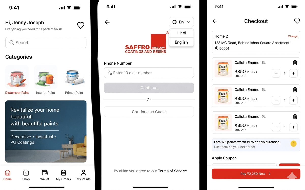 Saffro Mellow — digital commerce platform case study