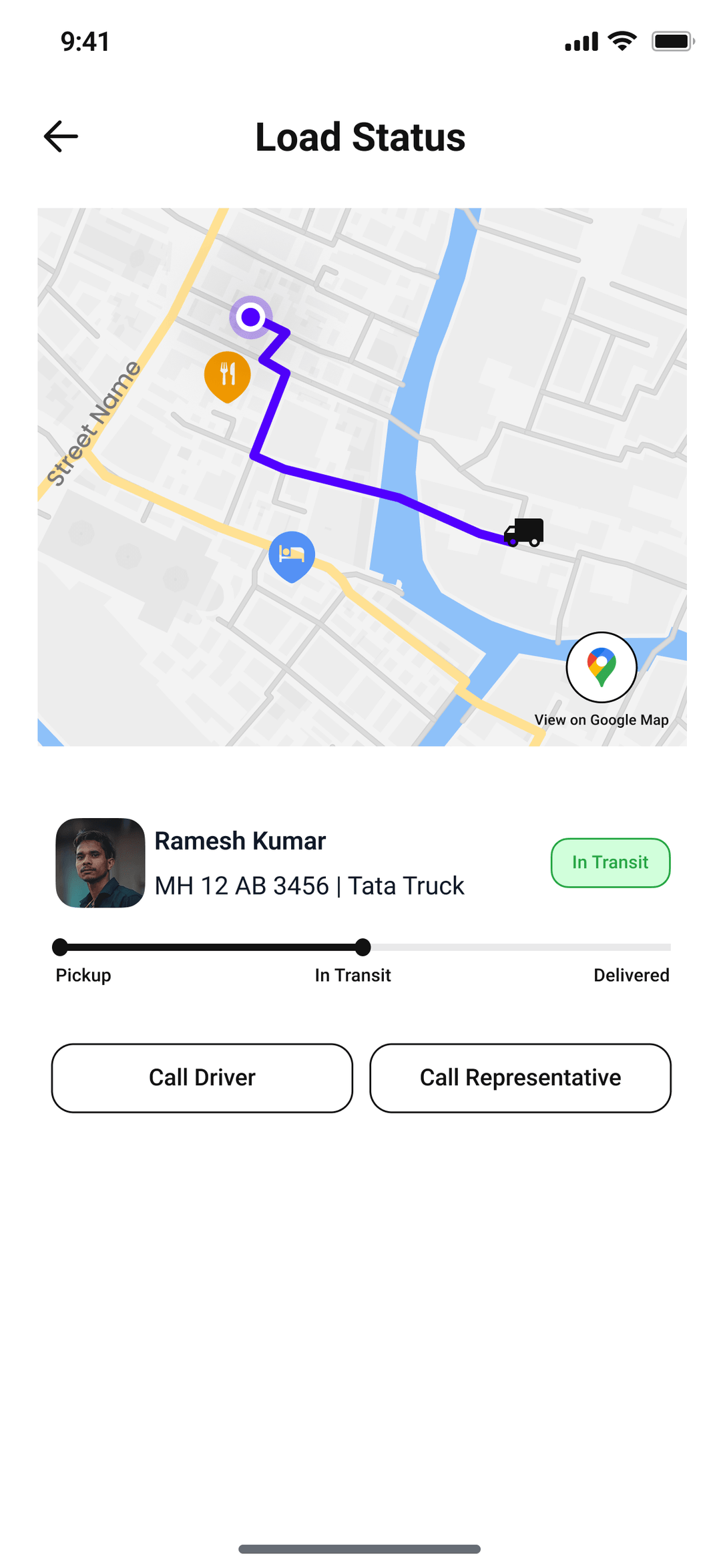 Status Tracking & Active Loads