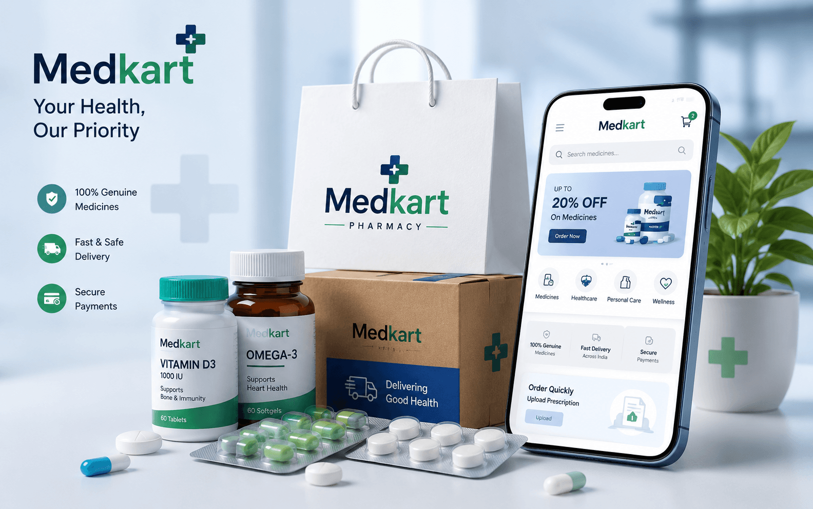 Medkart — West India's largest generic pharmacy chain e-commerce platform