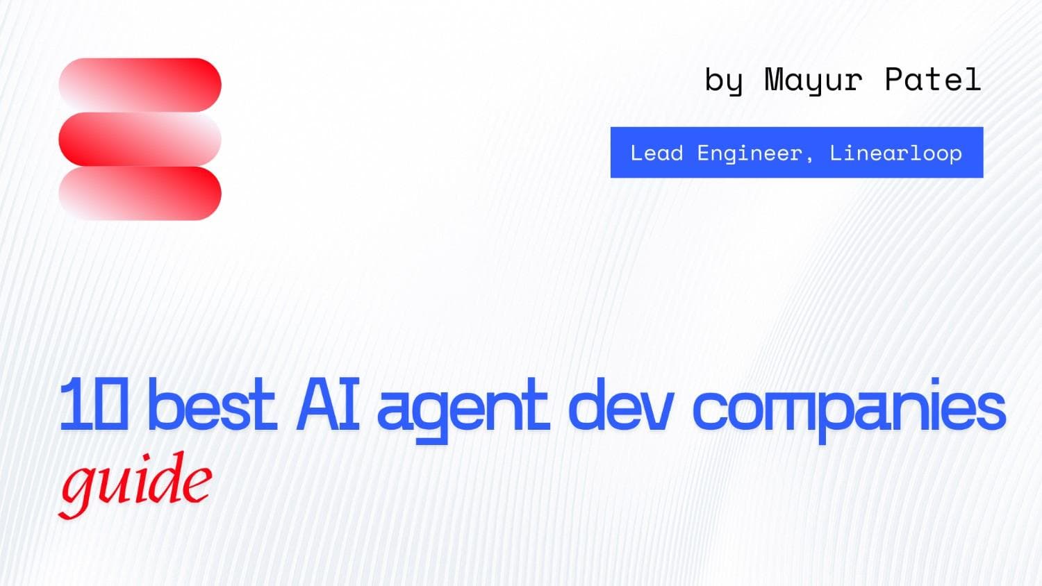 10 Best AI Agent Development Companies in Global Market (2026 Guide) 10 Best AI Agent Development Companies in Global Market (2026 Guide)