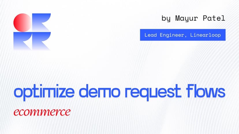 How to Optimise Demo Request Flows Without Disrupting Sales Infrastructure How to Optimise Demo Request Flows Without Disrupting Sales Infrastructure