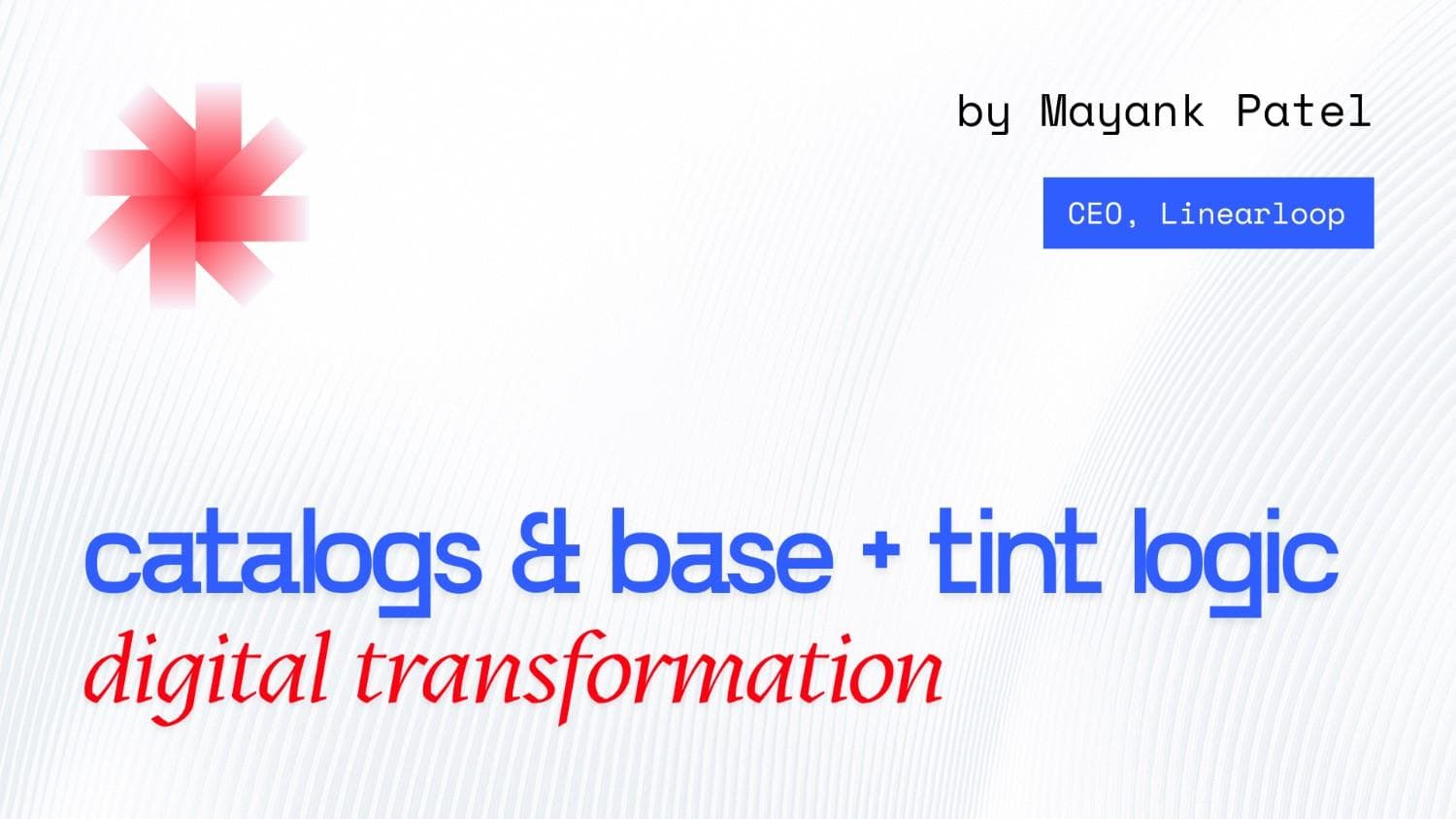 Why SKU-based catalogs fail for base + tint business models Why SKU-based catalogs fail for base + tint business models